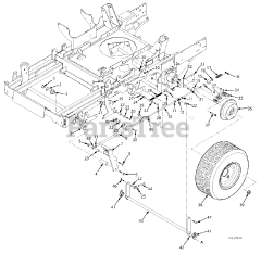 Scag STTII-61V-37BV-EFI - Scag Turf Tiger II 61" Zero-Turn Mower, 37hp Vanguard (SN: N1100001 - N1199999) STTII Brake Components