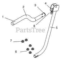 Ariens 515112 - Ariens 42" to 40" Replacement Deck Kit Upper/Lower Handlebar Kit