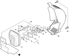 Echo PB-255 LN - Echo Handheld Blower (SN: P42914001001 - P42914999999)