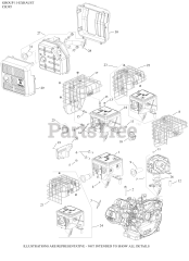 Kohler CH395-3243 - Kohler Command PRO Engine, Basic Version, 9.5hp, 7.1kW 11 Exhaust