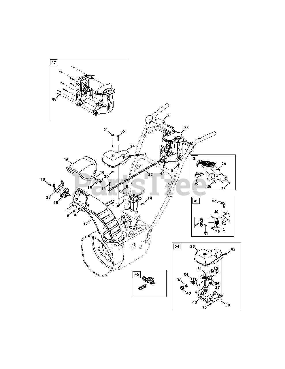 Cub Cadet 3X 26 (31AH55TB710) Cub Cadet 3X 26" Snow Thrower (2013