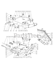 Cub Cadet M54-KW (53AI8CT4050) - Cub Cadet 54" Tank Zero-Turn Mower, 25hp Kawasaki Fabricated Deck Assembly (2009)