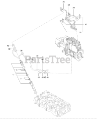 Toro 72028 (7500-D) - Toro 60" Z Master Zero-Turn Mower, Rear-Discharge Deck (SN: 416262337 - 416288793) Fuel Injection Valve Assembly