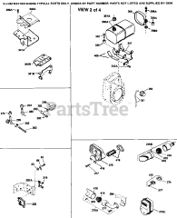 Tecumseh HM100-159062E - Tecumseh Engine Engine Parts List #2