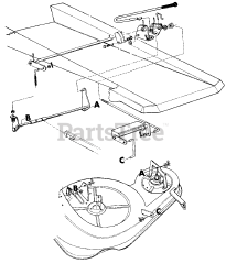 MTD 19798S - MTD Mower Deck Assembly Only (1985) 36"