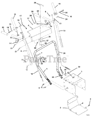 Ariens 939400 - Ariens Sno-Tek 22" Snow Blower, 208cc LCT (SN: 000101 - 009784)