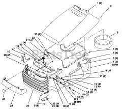 Toro 72064 (265-H) - Toro Lawn & Garden Tractor (SN: 069000001 - 069999999) (1996)