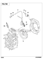Subaru Robin EH090D42010 (EH090) - Subaru Robin Rammer Engine 700 Electric Device