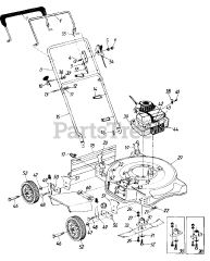 Huskee 110-080R131 - Huskee Walk-Behind Mower (1990) (Tractor Supply)
