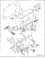 Subaru Robin RGV10K77010 - Subaru Robin Generator 2400 Control Germany Receptacle