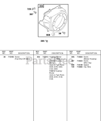 Briggs & Stratton 115492-0072-XX - Briggs & Stratton Horizontal Engine