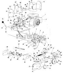 White Outdoor GT-1855 (146-995-190) - White Outdoor 50" Garden Tractor (1986) Engine Mounting Assembly