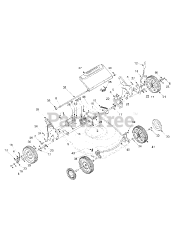 MTD 12A-378Q795 - MTD Pro Walk-Behind Mower (2004)