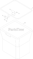 Toro 79396 - Toro 60" Bagger Kit for TimeCutter MX 6050 Mower (SN: 400000000 - 999999999) Bag Assembly No 112-3994