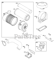 Briggs & Stratton 542477-0006-J1 - Briggs & Stratton Horizontal Engine Air Cleaner Group