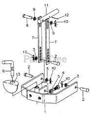 Cub Cadet 1604 (143-580-100) - Cub Cadet Garden Tractor Sleeve Hitch Adapter-582 Special-582w/sn 719999