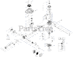 MTD 1X65LUA - MTD 159cc Engine 1X65LUA General Assembly