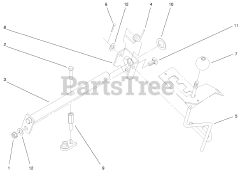 Toro 73471 (518 xi) - Toro Garden Tractor (SN: 000000001 - 000999999) (2000) Hi-Lo Shift Assembly