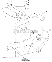 Simplicity 1691850 - Simplicity 66" Mower Deck Mower Housing and Cover Group