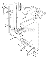 Snapper LT 16332 (82068) - Snapper 33" Lawn Tractor, 16hp Implement Lift Parts