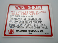Tecumseh 550208 Decal - image 2