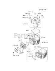 Kawasaki FJ180V-CS09 - Kawasaki Engine CYLINDER/CRANKCASE