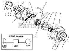 Toro 51537 (600) - Toro Air Rake Blower (SN: 059000001 - 059999999) (1995)