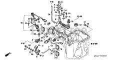 Honda BFP9.9 D5 LHA (BABJ) - Honda Outboard Engine, Made in Japan (SN: BABJ-1400001 - BABJ-1499999) SHIFT SHAFT (HANDLE SPECIFICATION)