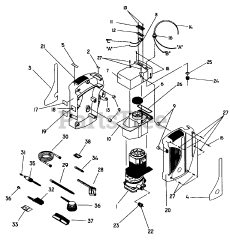 Craftsman 580.760240 (1155-0) - Craftsman 1,300 PSI Pressure Washer