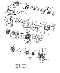 Weed Eater GTI 15 - Weed Eater String Trimmer POWER UNIT