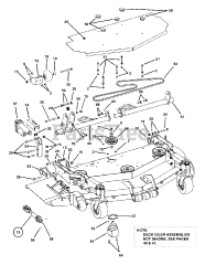 Snapper ZF 5201M (7084603) - Snapper 52" Mower Deck Assembly