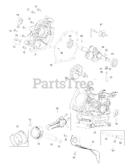 Troy-Bilt 165-SUB-11 - Troy-Bilt Engine 165-SUB-11 Crankcase