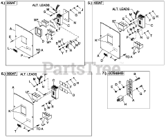 Generac QT08054KVNNA - Generac 80kW Home Standby Generator (SN: 4951145 - 4951145) (2008) Cpl C5 H Control Cb Connection (0G1238D)
