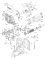 Snapper 415BPB (86367) - Snapper Blower 415BPB Main Body &amp; Frame