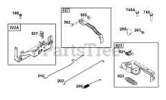 Briggs & Stratton 9P902-0029-H5 - Briggs & Stratton Vertical Engine Controls Group