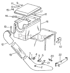 Cub Cadet 81 (0350003U) - Cub Cadet Lawn Tractor Grass Catcher Attachment