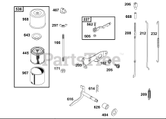 Briggs & Stratton 32K437-0112-01 - Briggs & Stratton Horizontal Engine