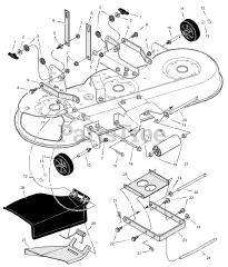 Murray 46103x50C - Murray 46" Garden Tractor (2001) Mower Housing Suspension