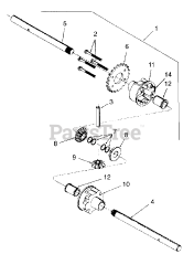 White Outdoor YB-950 (24A-315C190) - White Outdoor Yard Boss Chipper Shredder Vacuum (2000)