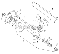 Cub Cadet 1100 (2050590U) - Cub Cadet Garden Tractor Mechanical Steering