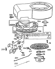 Cub Cadet 1030 (132-522B100) - Cub Cadet Rear-Engine Riding Mower Engine (1992)