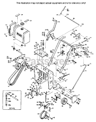 Scag SW32-12B - Scag 32" Walk-Behind Mower, 12hp Briggs & Stratton, Plastic Tanks HANDLE ASSEMBLY