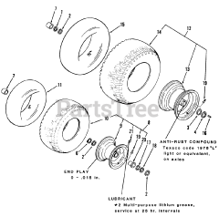 Toro 12-16BP01 (B-165) - Toro Lawn Tractor (1983)