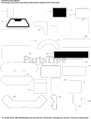 Kohler CH740-3144 - Kohler Command PRO Engine, Basic Version, 25hp, 725cc Decals 12-24-347 CH18-750