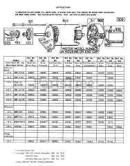 Briggs & Stratton 147432-0721-XX - Briggs & Stratton Horizontal Engine Electric Starter and Chart