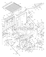 Scag GC-STWC-CS61 - Scag Grass Catcher (SN: B9200001 - B9299999) Hopper Componets