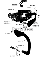 Husqvarna 40 - Husqvarna Chainsaw (1986-12) Tank Assembly