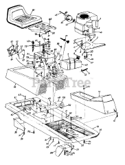 White Outdoor R-10 (134B561B190) - White Outdoor 30" Rear-Engine Riding Mower (1994)