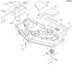 Snapper Pro S 800X (5900875) - Snapper Pro 72" Mower Deck 72" Mower Deck - Housing, Covers, Spindles &amp; Blades
