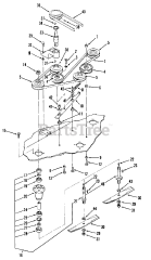 Toro 05-42XR01 - Toro 42" Rear-Discharge Mower Deck (1980) Rear And Side Discharge Mowers-36 In. (92 Cm) Vehicle Identification Numbers 05-36xr01  05-36xs01 2